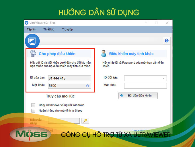 Hướng dẫn cài đặt Bộ điều khiển máy tính từ xa UltraViewer