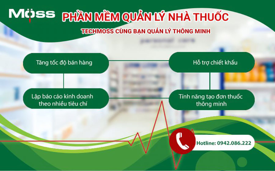 7 Lợi ích không ngờ của phần mềm quản lý các nhà thuốc Moss Pharma